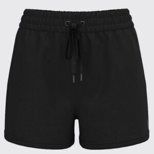 Victoria's Secret VS High Rise Fleece Shorts Black XS NWOT Sweatshorts Lounge